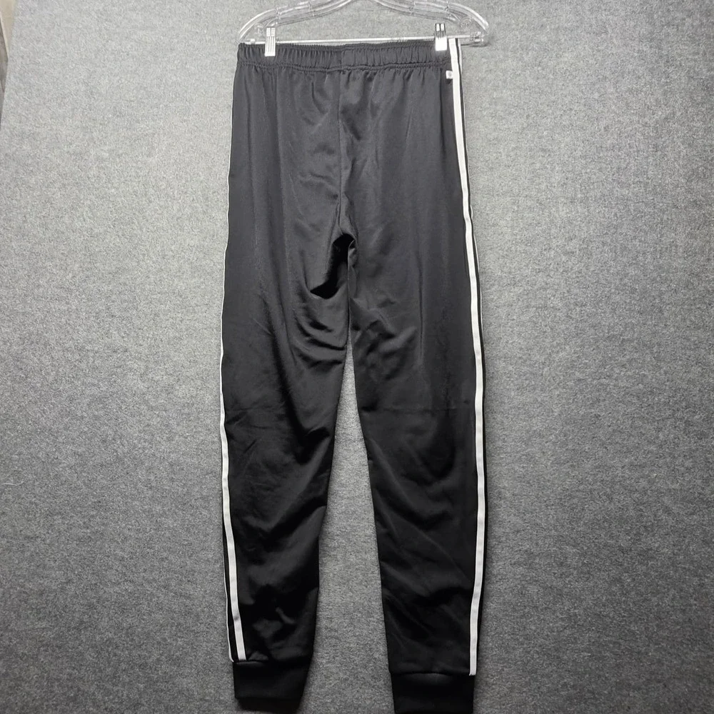 Vintage adidas Track Pants Youth XL 15-16 Black 3-Stripes